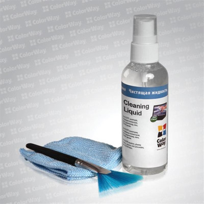 Набір для чищення ColorWay набір 3 в 1, для моніторів, ноутбуків (CW-1031) Набір для чищення ColorWay набір 3 в 1, для моніторів, ноутбуків (CW-1031)