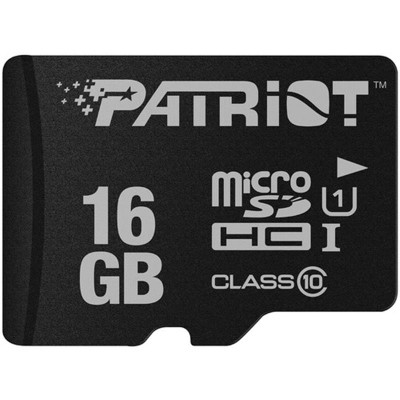 Карта пам`ятi MicroSDHC 16GB UHS-I Class 10 Patriot LX (PSF16GMDC10) Карта пам`ятi MicroSDHC 16GB UHS-I Class 10 Patriot LX (PSF16GMDC10)