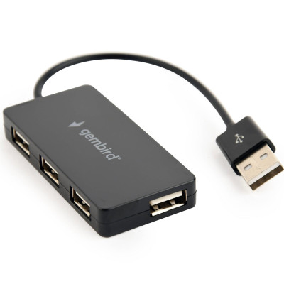 USB-хаб Gembird 4 ports Black (UHB-U2P4-04) USB-хаб Gembird 4 ports Black (UHB-U2P4-04)
