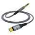Адаптер ColorWay USB Type-C - 3.5 мм (M/M), 1.2 м, Gray (CW-CBPDJ071-G) Адаптер ColorWay USB Type-C - 3.5 мм (M/M), 1.2 м, Gray (CW-CBPDJ071-G)