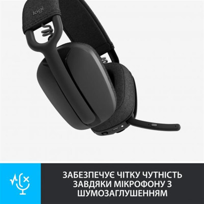 Bluetooth-гарнітура Logitech Zone Vibe 100 Wireless Graphite (981-001213) Bluetooth-гарнітура Logitech Zone Vibe 100 Wireless Graphite (981-001213)