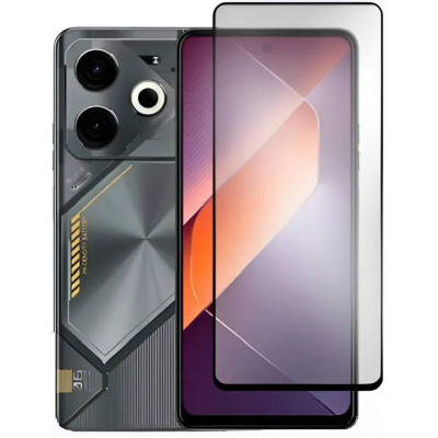 Захисне скло BeCover для Tecno Pova 6 (LI7) Black (711580)
