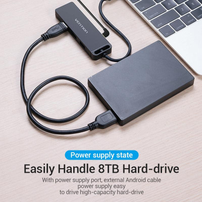 USB-хаб Vention TGKBB 4 ports Black USB-хаб Vention TGKBB 4 ports Black