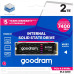Накопичувач SSD 2TB Goodram PX700 M.2 2280 PCIe 4.0 x4 NVMe 3D NAND (SSDPR-PX700-02T-80) Накопичувач SSD 2TB Goodram PX700 M.2 2280 PCIe 4.0 x4 NVMe 3D NAND (SSDPR-PX700-02T-80)
