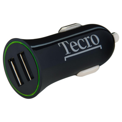 Автомобільний зарядний пристрій Tecro (2USBх2.1A) Black (TCR-0221AB) Автомобільний зарядний пристрій Tecro (2USBх2.1A) Black (TCR-0221AB)
