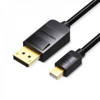 Кабель Vention MiniDisplayPort-DisplayPort, v1.2, 1.5 m, Black (HAABG) Кабель Vention MiniDisplayPort-DisplayPort, v1.2, 1.5 m, Black (HAABG)