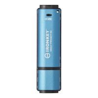 Флеш-накопичувач USB3.2 32GB Kingston IronKey Vault Privacy 50 Type-A Blue (IKVP50/32GB) Флеш-накопичувач USB3.2 32GB Kingston IronKey Vault Privacy 50 Type-A Blue (IKVP50/32GB)