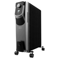 Масляный радиатор Cecotec Ready Warm 9000 Space 360 Black CCTC-05889, 2кВт., 9 секций, 22кв.м Масляный радиатор Cecotec Ready Warm 9000 Space 360 Black CCTC-05889, 2кВт., 9 секций, 22кв.м