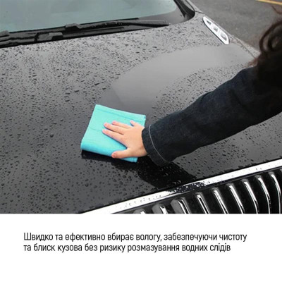 Серветка ColorWay автомобільна із синтетичної замші в тубі 43х32см (CW-4332) Серветка ColorWay автомобільна із синтетичної замші в тубі 43х32см (CW-4332)