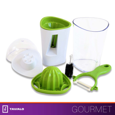 Соковитискач + Спіралізатор Tavialo 3 в 1 (193400003) Соковитискач + Спіралізатор Tavialo 3 в 1 (193400003)