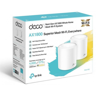 WiFi Mesh система TP-Link Deco X20(1-pack) WiFi Mesh система TP-Link Deco X20(1-pack)