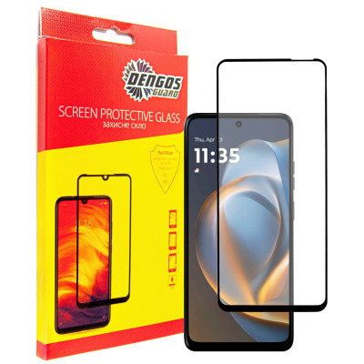 Захисне скло Dengos для Motorola G05 Black Full Glue (TGFG-396) Захисне скло Dengos для Motorola G05 Black Full Glue (TGFG-396)