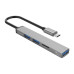 USB-хаб Orico AH-12F-GY-BP USB Type-C 3-в-1 (CA913541)