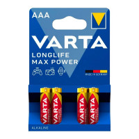 Батарейка Varta Longlife Max Power AAA/LR03 BL 4шт Батарейка Varta Longlife Max Power AAA/LR03 BL 4шт