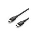 Кабель Cabletime USB Type-C - USB Type-C (M/M) PD 100W, 2 м, Black (CU02L)