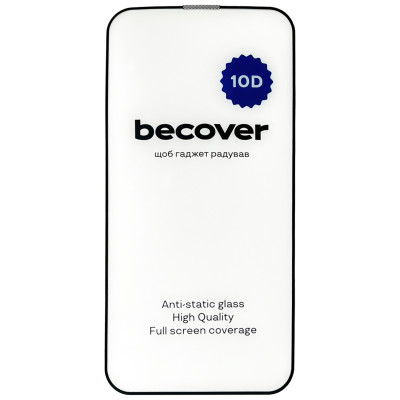 Захисне скло BeCover для Apple iPhone 13 10D Black (711513) Захисне скло BeCover для Apple iPhone 13 10D Black (711513)