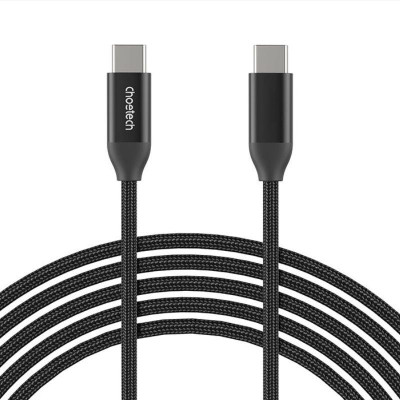 Кабель Choetech USB Type-C - USB Type-C (M/M), 1 м, Black (XCC-1035) Кабель Choetech USB Type-C - USB Type-C (M/M), 1 м, Black (XCC-1035)