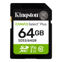 Карта пам`яті SDXC 64GB UHS-I Class 10 Kingston Canvas Select Plus R100MB/s (SDS3/64GB) Карта пам`яті SDXC 64GB UHS-I Class 10 Kingston Canvas Select Plus R100MB/s (SDS3/64GB)