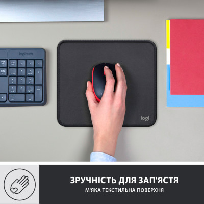 Ігрова поверхня Logitech Mouse Pad Studio Graphite (956-000049) Ігрова поверхня Logitech Mouse Pad Studio Graphite (956-000049)