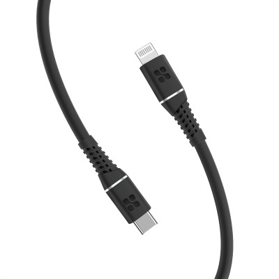 Кабель Promate PowerLine-Ci120 USB Type-C - Lightning (M/M), 2.2 A, 20 W, 1.2 м, Black Кабель Promate PowerLine-Ci120 USB Type-C - Lightning (M/M), 2.2 A, 20 W, 1.2 м, Black