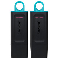 Флеш-накопичувач USB3.2 64GB Kingston DataTraveler Exodia Black/Blue 2 Pieces (DTX/64GB-2P) Флеш-накопичувач USB3.2 64GB Kingston DataTraveler Exodia Black/Blue 2 Pieces (DTX/64GB-2P)