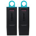 Флеш-накопичувач USB3.2 64GB Kingston DataTraveler Exodia Black/Blue 2 Pieces (DTX/64GB-2P)