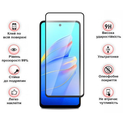 Захисне скло BeCover для Tecno Spark Go 1 (KL4) Black (712318)