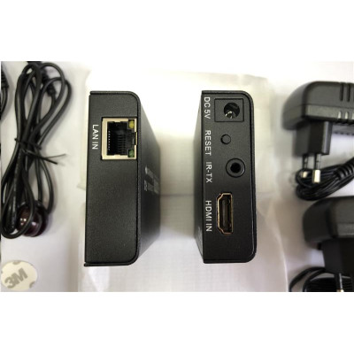 Подовжувач Atcom HDMI - RJ-45 (F/F), до 120 м, Black (14157) Подовжувач Atcom HDMI - RJ-45 (F/F), до 120 м, Black (14157)