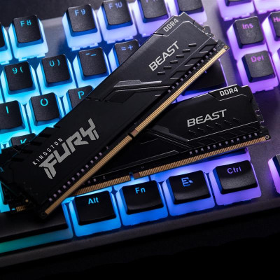 Модуль пам`ятi DDR4 2x32GB/3200 Kingston Fury Beast Black (KF432C16BBK2/64) Модуль пам`ятi DDR4 2x32GB/3200 Kingston Fury Beast Black (KF432C16BBK2/64)