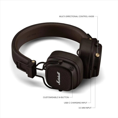 Bluetooth-гарнітура Marshall Major V Brown (1006834) Bluetooth-гарнітура Marshall Major V Brown (1006834)