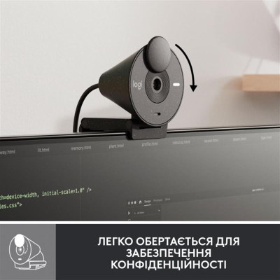 Веб-камера Logitech Brio 300 Graphite (960-001436) Веб-камера Logitech Brio 300 Graphite (960-001436)