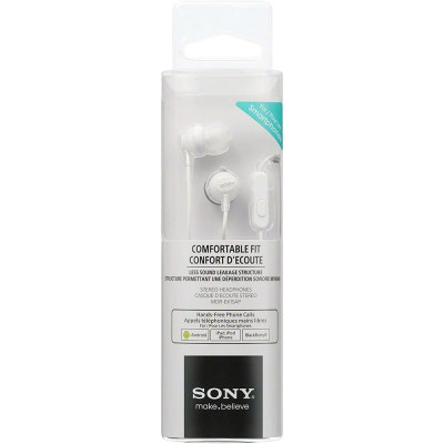 Гарнітура Sony MDR-EX15AP White Гарнітура Sony MDR-EX15AP White