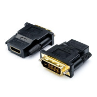 Перехідник Atcom DVI - HDMI (M/F), 24pin, Black (11208) Перехідник Atcom DVI - HDMI (M/F), 24pin, Black (11208)