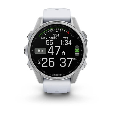 Смарт-годинник Garmin Fenix 8 43mm AMOLED Silver with Whitestone Silicone (010-02903-06) Смарт-годинник Garmin Fenix 8 43mm AMOLED Silver with Whitestone Silicone (010-02903-06)