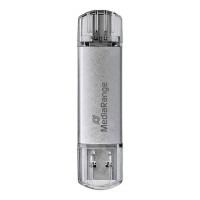 Флеш-накопичувач USB3.0 32GB Type-C MediaRange Silver (MR936) Флеш-накопичувач USB3.0 32GB Type-C MediaRange Silver (MR936)