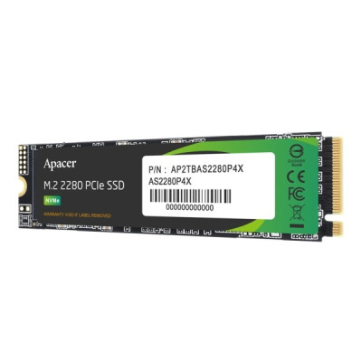 Накопичувач SSD  256GB Apacer AS2280P4X M.2 2280 PCIe 3.0 x4 3D TLC (AP256GAS2280P4X-1) Накопичувач SSD  256GB Apacer AS2280P4X M.2 2280 PCIe 3.0 x4 3D TLC (AP256GAS2280P4X-1)