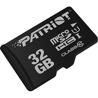 Карта пам`яті MicroSDHC 32GB UHS-I Class 10 Patriot LX (PSF32GMDC10) Карта пам`яті MicroSDHC 32GB UHS-I Class 10 Patriot LX (PSF32GMDC10)