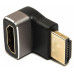 Адаптер Cablexpert HDMI - HDMI V 2.1 (F/M), Black (AP-HDMI8K270-FML) Адаптер Cablexpert HDMI - HDMI V 2.1 (F/M), Black (AP-HDMI8K270-FML)