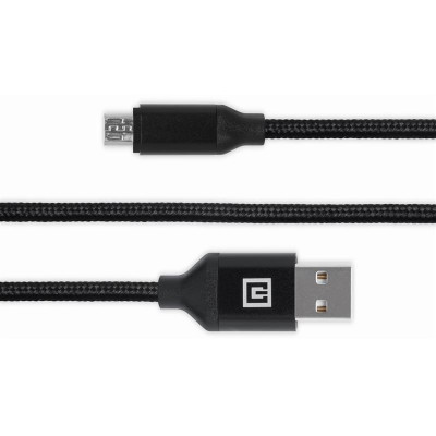 Кабель REAL-EL Premium Fabric USB - micro USB (M/M), 2 м, Black (EL123500048) Кабель REAL-EL Premium Fabric USB - micro USB (M/M), 2 м, Black (EL123500048)