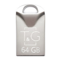 Флеш-накопичувач USB 64GB T&G 106 Metal Series Silver (TG106-64G) Флеш-накопичувач USB 64GB T&G 106 Metal Series Silver (TG106-64G)