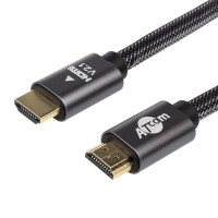 Кабель Atcom Premium HDMI - HDMI V 2.1 (M/M), 2 м, Black (AT23782) пакет Кабель Atcom Premium HDMI - HDMI V 2.1 (M/M), 2 м, Black (AT23782) пакет