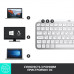 Клавиатура беспроводная  Logitech MX Keys Mini Wireless Illuminated UA Pale Gray (920-010499)