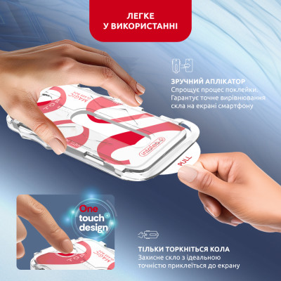 Захисне скло Intaleo з аплікатором Intaleo MagicBox для Apple iPhone 15 Pro Black (4820266742850) Захисне скло Intaleo з аплікатором Intaleo MagicBox для Apple iPhone 15 Pro Black (4820266742850)