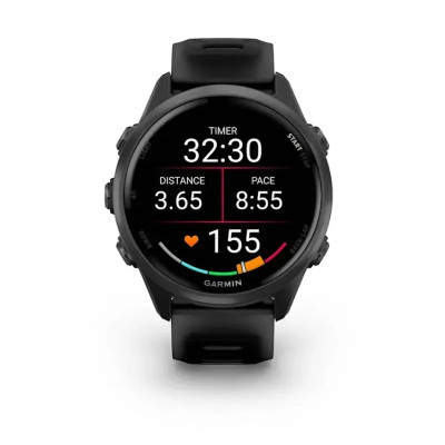 Смарт-годинник Garmin Forerunner 570 42mm Slate Gray with Black/Translucent Black Silicone with Slate Buckle (010-02970-40)