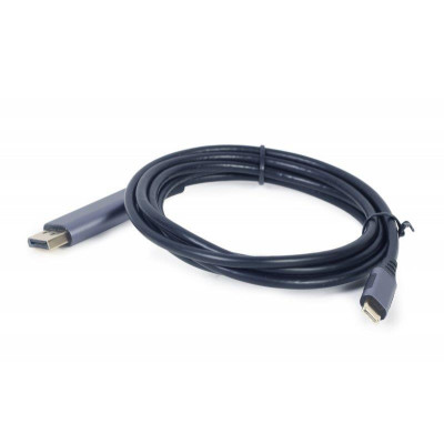 Кабель Cablexpert (CC-USB3C-DPF-01-6) USB-С-DisplayPort, 4K 60Hz, 1.8 м, Black Кабель Cablexpert (CC-USB3C-DPF-01-6) USB-С-DisplayPort, 4K 60Hz, 1.8 м, Black