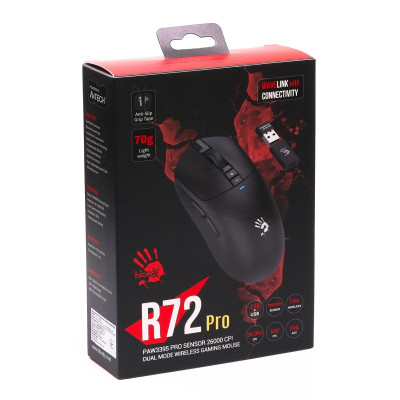 Миша бездротова Bloody R72 Pro Black Миша бездротова Bloody R72 Pro Black