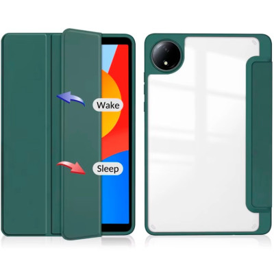 Чохол-книжка BeCover Soft Edge TPU для Xiaomi Redmi Pad SE 8.7 Dark Green (712566)