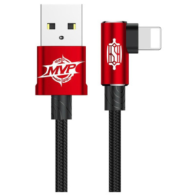 Кабель Baseus MVP USB - Lightning (M/M), 1.5A, 2 м Red (CALMVP-A09) Кабель Baseus MVP USB - Lightning (M/M), 1.5A, 2 м Red (CALMVP-A09)