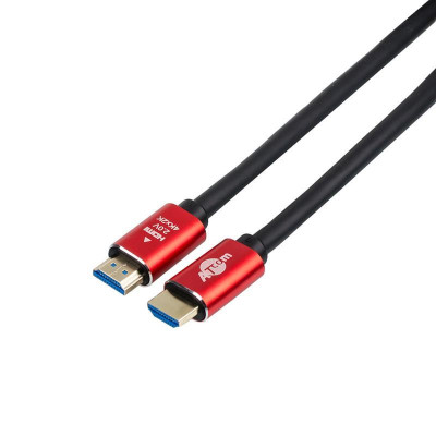 Кабель Atcom HDMI - HDMI V 2.0, (M/M), 10 м, Black/Red (24910) Кабель Atcom HDMI - HDMI V 2.0, (M/M), 10 м, Black/Red (24910)