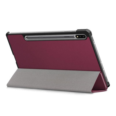 Чохол-книжка BeCover Smart для Samsung Galaxy Tab S7 SM-T870/SM-T875/Tab S8 SM-X700/SM-X706 Red Wine (705224) Чохол-книжка BeCover Smart для Samsung Galaxy Tab S7 SM-T870/SM-T875/Tab S8 SM-X700/SM-X706 Red Wine (705224)